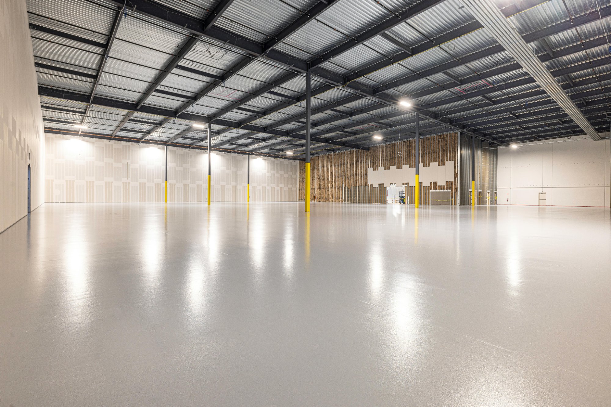 Commercial concrete slab
